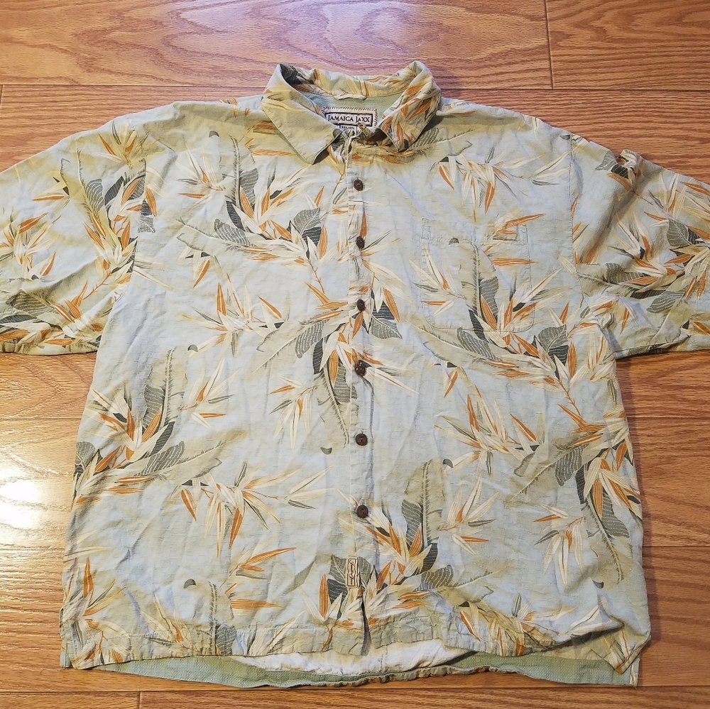 Jamaican Jaxx silk Hawaiian Shirt